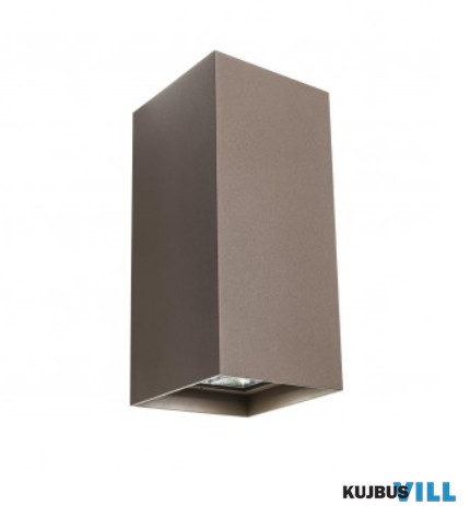 REDO 90233 HUB Kültéri fali lámpa 2 x 10W LED 3000K sötétbarna