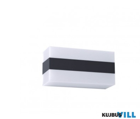REDO 90327 KODIAK Kültéri fali lámpa 8W LED 4000 K fehér, fekete