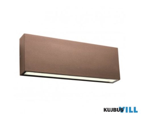 REDO 90392 KAMAL Kültéri fali lámpa 15W LED 4000 K sötétbarna