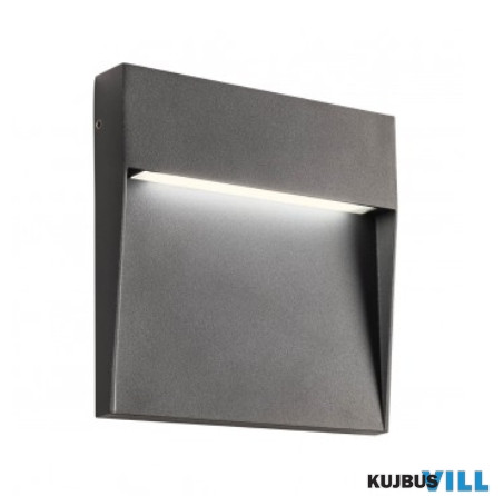 REDO 90479 LANDER Kültéri fali lámpa 6W LED 3000K sötétszürke