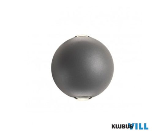 REDO 90498 MILESTONE Kültéri fali lámpa 6W LED 3000K sötétszürke