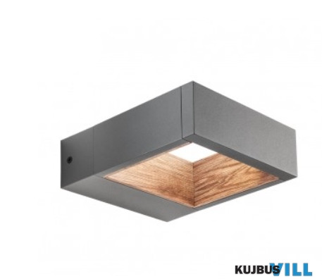 REDO 90508 WALD Kültéri fali lámpa 10W LED 3000K sötétszürke, barna