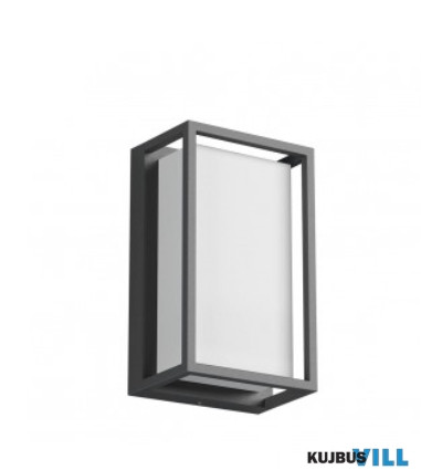 REDO 90533 QUADRIS Kültéri fali lámpa 12W LED 3000K sötétszürke