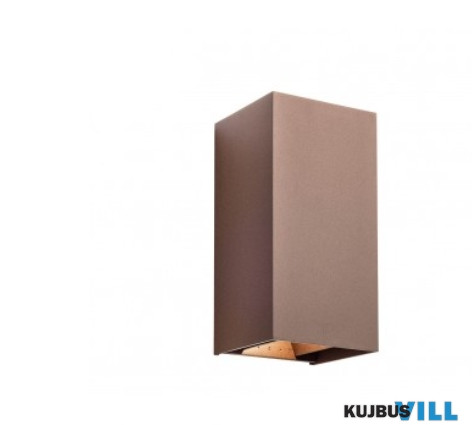 REDO 90554 VARY Kültéri fali lámpa 2 x 10W LED 3000K sötétbarna