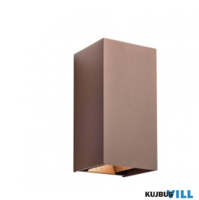 REDO 90569 VARY Kültéri fali lámpa 2 x 10W LED 4000K sötétbarna