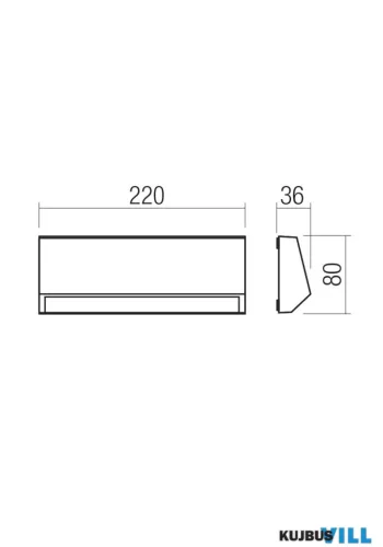 REDO 90680 ANDER STEP LIGHT LED 4W IP65 DG 3000K (5.1.2)