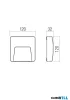 REDO 90682 HOLOS STEP LIGHT LED 3W IP65 DG 3000K (5.1.2)