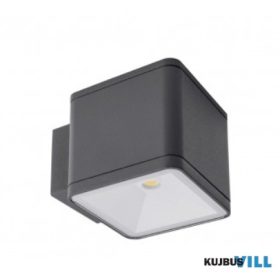   REDO 9079 Kültéri fali lámpa BETA AP LED COB 6W IP54 DG 4000K (SQ)(5.6)