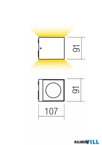 REDO 90798 TEKO AP LED COB 13.8W IP65 SWH 2700K(5.1.2)