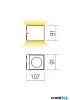 REDO 90799 TEKO AP LED COB 13.8W IP65 DG 2700K(5.1.2)