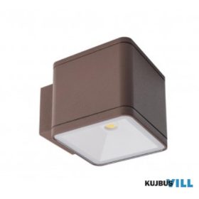   REDO 9080 Kültéri fali lámpa BETA AP LED COB 6W IP54 DB 3000K (SQ)(5.6)
