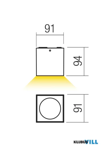 REDO 90801 TEKO PL LED COB 7W IP65 SWH 2700K(5.1.2)