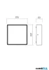 REDO 91049-DALI NOX PL LED 21W DALI IP65 CCT2700K-3000K SWH (Sq) (5.1.2) 220MM