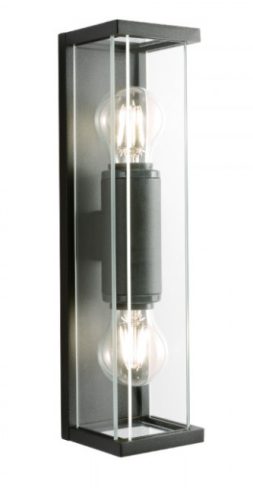 REDO 9105 VITRA Kültéri fali lámpa 2 x max 60W E27  fekete