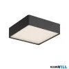 REDO 91052 NOX PL LED 7W/9W/11W/13W/15,5W/17,5W/19,2W/21W ADJUSTABLE IP65 CCT2700K-3000K SBK (Sq) (5.1.2) 220MM