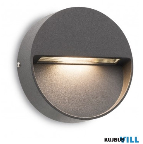REDO 9149 EVEN Kültéri fali lámpa 6W LED 3000 K sötétszürke