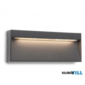   REDO 9153 Kültéri fali lámpa EVEN AP M LED SMD 6W IP54 DG 3000K (SQ) (5.6)