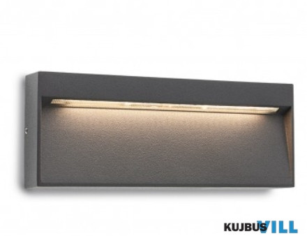 REDO 9153 EVEN Kültéri fali lámpa 6W LED 3000 K sötétszürke