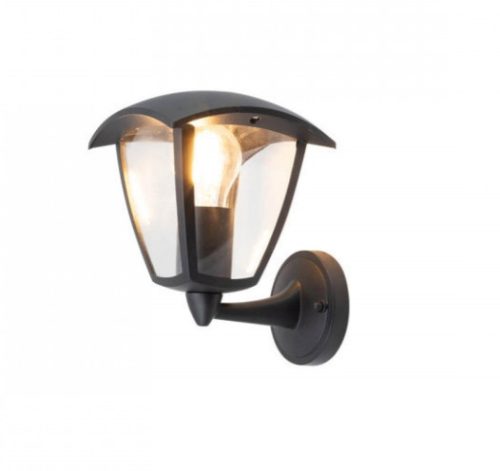 REDO 9154 EDMOND Kültéri fali lámpa 9154 EDMOND 1 x 28W E27  matt fekete, átlátszó