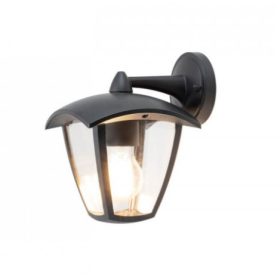   REDO 9155 EDMOND Kültéri fali lámpa 9155 EDMOND 1 x 28W E27  matt fekete, átlátszó