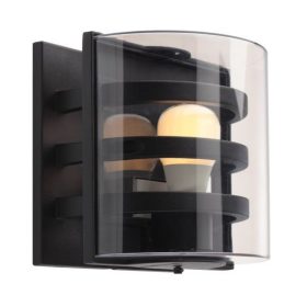   REDO 9397 MARANO Kültéri fali lámpa 9397 MARANO 1x 70W E27  fekete, átlátszó