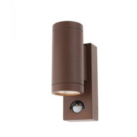   REDO 9455 VINCE Kültéri fali lámpa 9455 VINCE 2 x 3W COB LED 3000 K sötétbarna