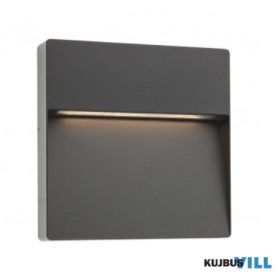   REDO 9625 Kültéri fali lámpa EVEN AP L LED SMD 9W IP54 DG 3000K (SQ) (5.6)