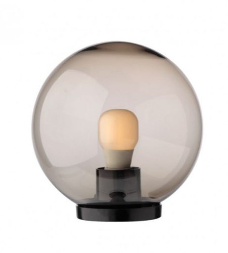 REDO 9760 SFERA 1 Kültéri fali lámpa 9760 SFERA 1 1 x 28W E27  fekete, füstös