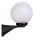 REDO 9787 SFERA 1 Kültéri fali lámpa 9787 SFERA 1 1 x 28W E27  fekete, opálos