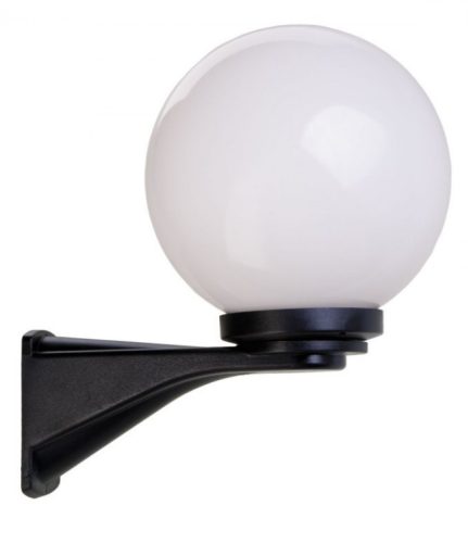REDO 9787 SFERA 1 Kültéri fali lámpa 9787 SFERA 1 1 x 28W E27  fekete, opálos