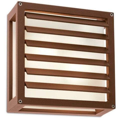 REDO 9895 BRICK Kültéri mennyezeti lámpa  2 x 42W E27  sötétszürke, opál