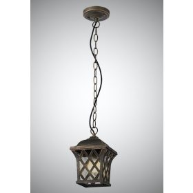   REDO 9952 BREMEN Kültéri függeszték 9952 BREMEN 1 x 42W E27  rozsda