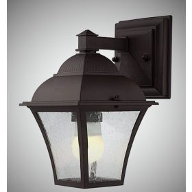   REDO 9960 AVIGNON Kültéri fali lámpa 9960 AVIGNON 1 x 42W E27  fekete, átlátszó