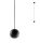 REDO P01-1834 PENDANT OBO SU LED BK WITHOUT CANOPY AND DRIVER (5.1.2)