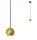 REDO P01-2357 PENDANT OBO SU LED BRASS WITHOUT CANOPY AND DRIVER (5.1.2)