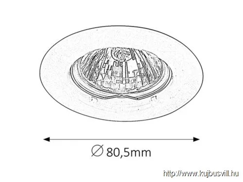RÁBALUX 1090 Spot relight fix GU5.3 antik bronz