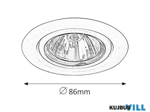 RÁBALUX 1095 Spot relight kör bill. GU5.3 antik bronz