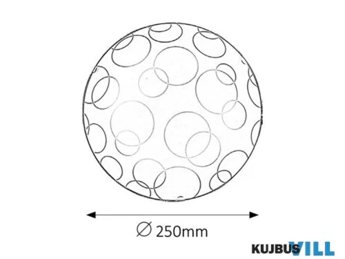 RÁBALUX 1843 Ada menny. D25 E27 60W, fehér