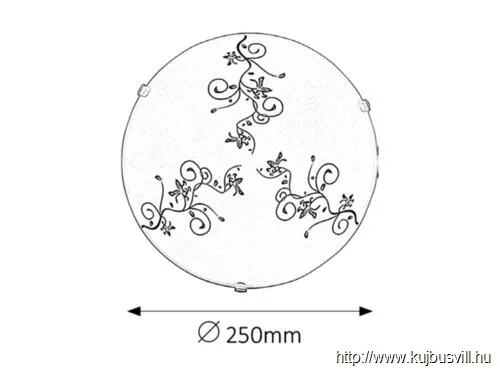RÁBALUX 1847 Bloomy menny. D25 E27 60W, fehér