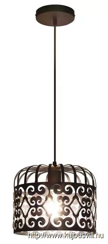 RÁBALUX 2156 Alessandra függ. E27 1x60W,matt fekete