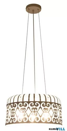 RÁBALUX 2163 Alessandra függ. E27 3x60W,matt feh#r