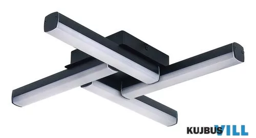 RÁBALUX 2168 Evan,bel.fürdő.m.,LED 18W, m.fekete,43cm