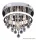 KIFUTÓ RÁBALUX 2236 Pallas,bel.menny,LED20W+3xE14,króm,D30cm