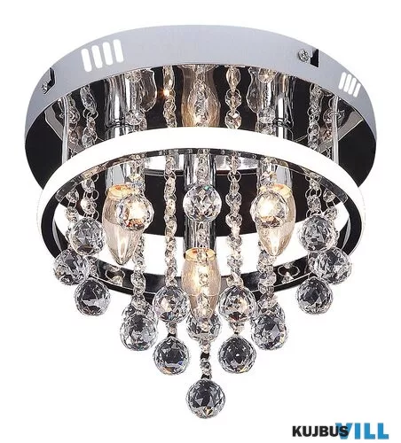 KIFUTÓ RÁBALUX 2236 Pallas,bel.menny,LED20W+3xE14,króm,D30cm