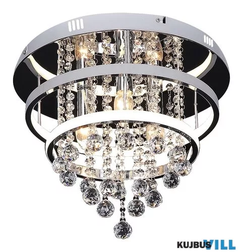 KIFUTÓ RÁBALUX 2237 Pallas,bel.menny,LED32W+3xE14,króm,D40cm