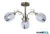 RÁBALUX 2270 Joel 3ágú csillár E27 3x60W, bronz