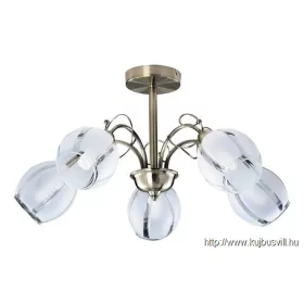 KIFUTÓ RÁBALUX 2271 Joel 5ágú csillár E27 5x60W, bronz