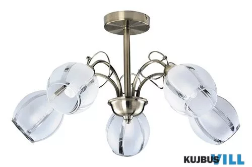 KIFUTÓ RÁBALUX 2271 Joel 5ágú csillár E27 5x60W, bronz