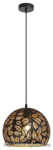 RÁBALUX 2276 Manorca függeszték E27 1x40W, fek./arany