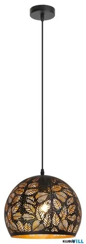 RÁBALUX 2276 Manorca függeszték E27 1x40W, fek./arany